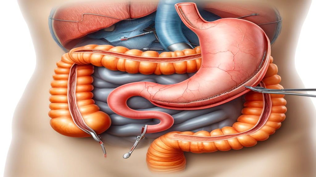 Acid Reflux After Bariatric Surgery: Sleeve Gastrectomy | Bariatric Surgery Mexico 2 Gastric Sleeve Gastrectomy illustration